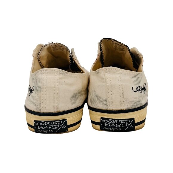 Vtg Y2K Ed Hardy Canvas Sneakers | Grunge Indie Streetwear Skater Tattoo Graphic - Picture 6 of 16